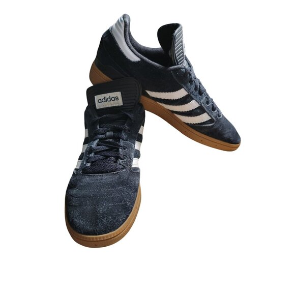 Adidas Busenitz 10.5 Black Suede Skate Sneakers - Picture 1 of 7